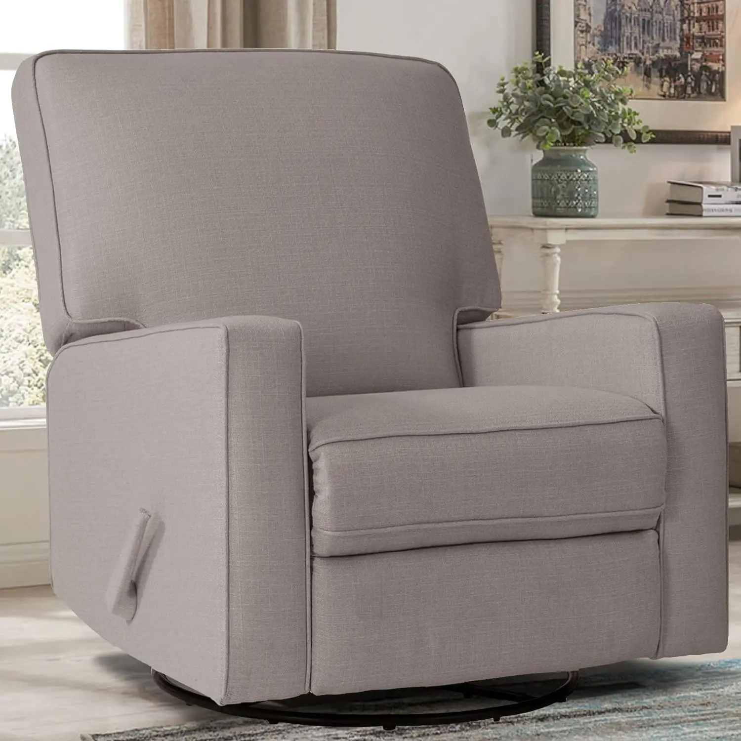 Swivel Recliner Chair Glider Rocking Recliner Fabric Chair, Comfy Upholstered Glider Rocker For Nursery, Modern Armchair With
Swivel Recliner Chair Glider Rocking Recliner Fabric Chair, Comfy Upholstered Glider Rocker For Nursery, Modern Armchair With