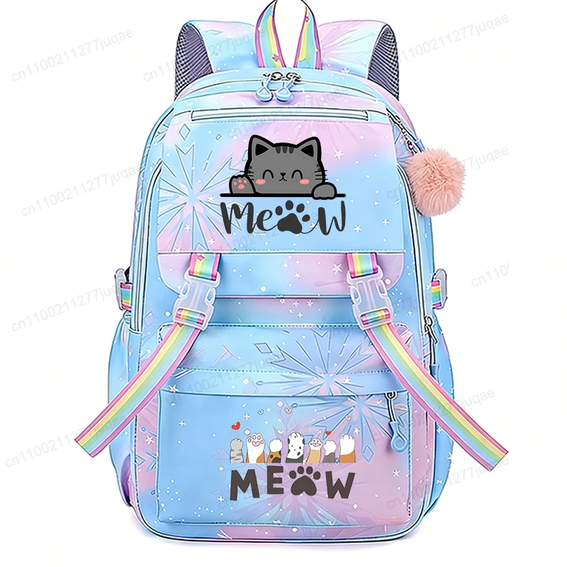 Funny Cat Anime School Backpack Cartoon Rucksack for Kids Girls Boys Casual School Bag Travel Backpack Children Schoolbag Gift
Funny Cat Anime School Backpack Cartoon Rucksack for Kids Girls Boys Casual School Bag Travel Backpack Children Schoolbag Gift