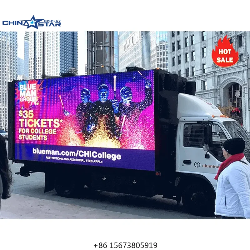 Outdoor P4 4mm P6 Full Color Waterproof Truck Mobile Billboard Led Screen Panel Vehicle Mobile Led Advertising Car
Outdoor P4 4mm P6 Full Color Waterproof Truck Mobile Billboard Led Screen Panel Vehicle Mobile Led Advertising Car