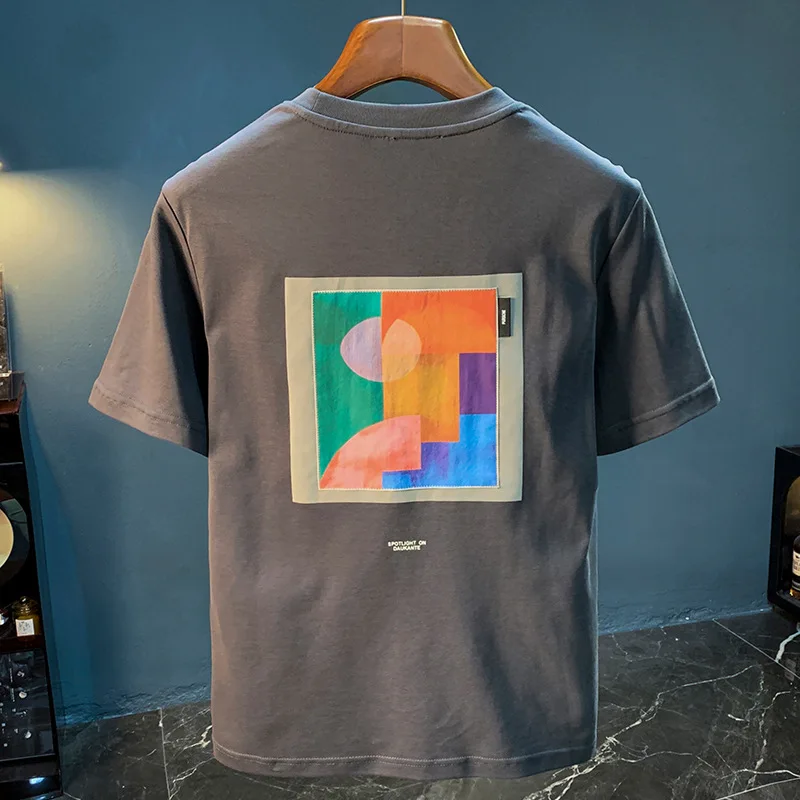 2025 Summer New Geometric Creative Printed Short sleeved T-shirt for Men, Comfortable, Versatile, Premium Embroidered Top
2025 Summer New Geometric Creative Printed Short sleeved T-shirt for Men, Comfortable, Versatile, Premium Embroidered Top