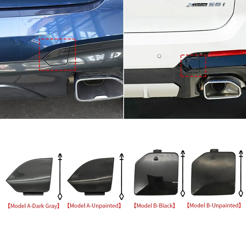 Car Rear Bumper Tow Hook Cover Cap Accessory Black For BMW X3 M Series G01 M Sport 2018-2024 51128064834 51125A45EE2
Car Rear Bumper Tow Hook Cover Cap Accessory Black For BMW X3 M Series G01 M Sport 2018-2024 51128064834 51125A45EE2