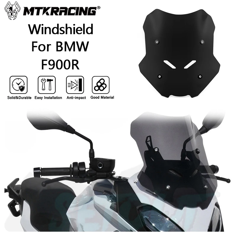 Ветровое стекло MTKRACING для BMW F900R 2020-2024, передний экран мотоцикла, ветровое стекло, обтекатель, ветрозащитный экран, дефлектор
Ветровое стекло MTKRACING для BMW F900R 2020-2024, передний экран мотоцикла, ветровое стекло, обтекатель, ветрозащитный экран, дефлектор