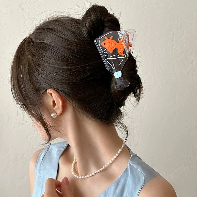 Ocean Series Goldfish Bag Hair Claw Acetate Claw Clip Summer Marine Crab Hair Clip Shark Clip Hair Accessories for Women Girls
Ocean Series Goldfish Bag Hair Claw Acetate Claw Clip Summer Marine Crab Hair Clip Shark Clip Hair Accessories for Women Girls