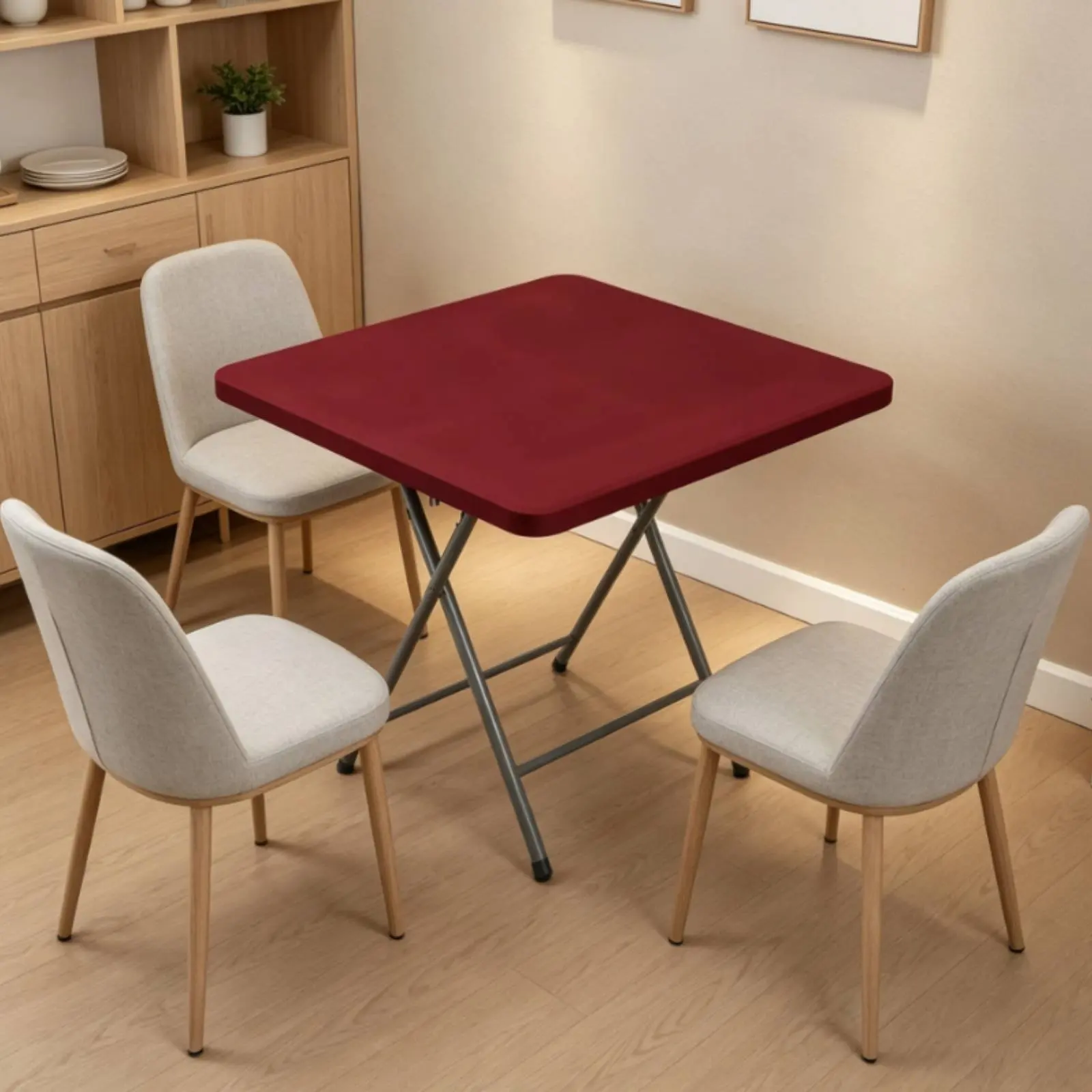 Square Fitted Tablecloth Machine Launderable Elastic Square Tablecloth Spandex Table Cover Sturdy Stitching for Banquets
Square Fitted Tablecloth Machine Launderable Elastic Square Tablecloth Spandex Table Cover Sturdy Stitching for Banquets