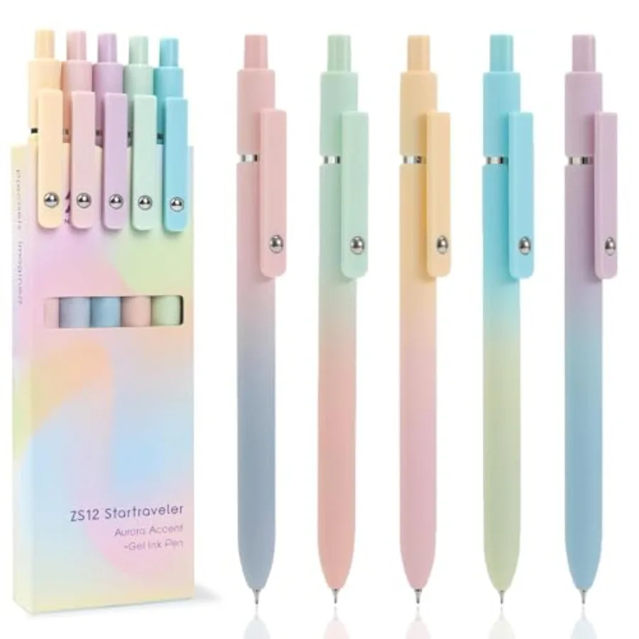Gel Pens, 5Pcs 0.7mm Fine Point Black Ink Pens With Smooth Writing, Office Desk Accessories, Quick Dry Pens For Journaling, Bal
Gel Pens, 5Pcs 0.7mm Fine Point Black Ink Pens With Smooth Writing, Office Desk Accessories, Quick Dry Pens For Journaling, Bal