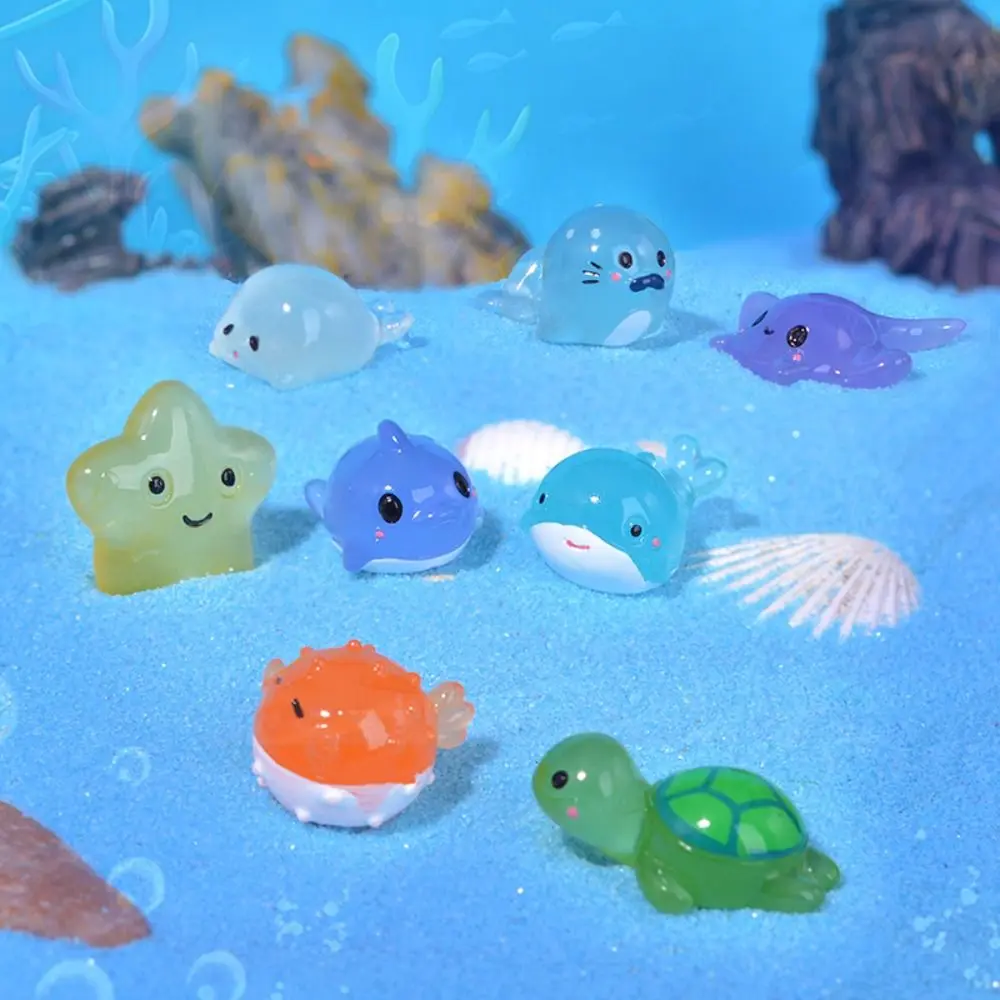 Cartoon Luminous Ocean Animal Ornament Cute DIY Ocean Animal Miniature Figurines Resin Crafts Mini Ocean Animal Statue
Cartoon Luminous Ocean Animal Ornament Cute DIY Ocean Animal Miniature Figurines Resin Crafts Mini Ocean Animal Statue