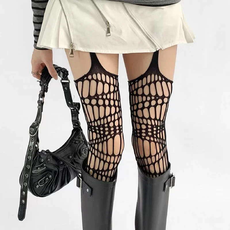 Women Sexy Lace Fishnet Stockings Hollow Out Solid Pantyhose Irregular Exposed Skin Tights Slim Suspender Pantyhose
Women Sexy Lace Fishnet Stockings Hollow Out Solid Pantyhose Irregular Exposed Skin Tights Slim Suspender Pantyhose