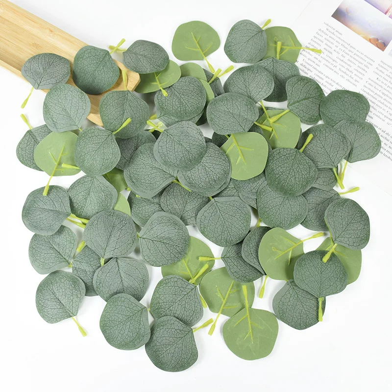 100pcs Silk Eucalyptus Leaves Artificial Flowers Wreath DIY Gift Box Fake Plants Decoration Wedding Festival Party Home Supplies
100pcs Silk Eucalyptus Leaves Artificial Flowers Wreath DIY Gift Box Fake Plants Decoration Wedding Festival Party Home Supplies