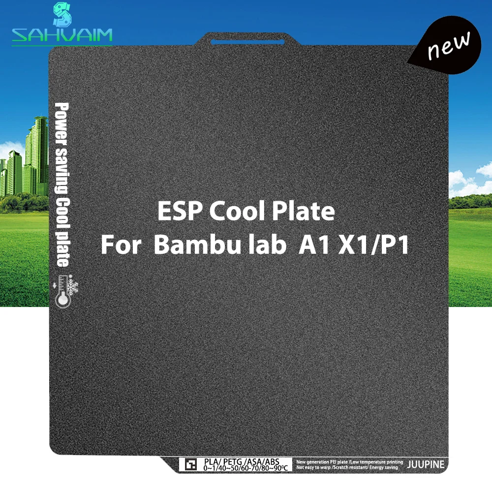 Для Bambu Lab Cool Build Plate электрическая энергосберегающая ESP Plate текстурированная 257x257 сильная адгезия для Bambu Lab A1 X1 X1C P1S
Для Bambu Lab Cool Build Plate электрическая энергосберегающая ESP Plate текстурированная 257x257 сильная адгезия для Bambu Lab A1 X1 X1C P1S