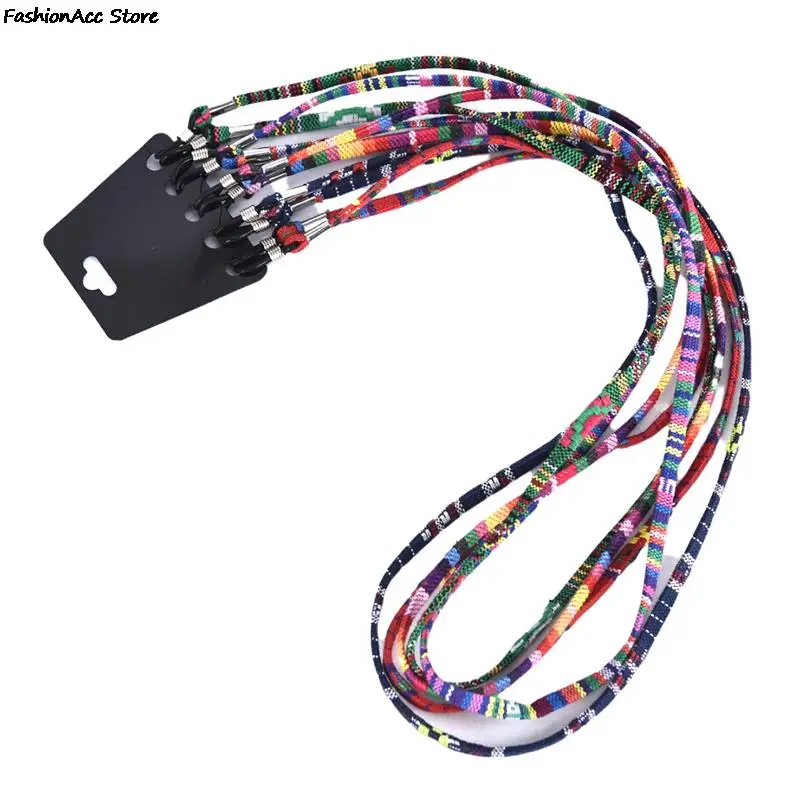 5pcs/12pcs Eyeglass Sunglasses Cotton Neck String Cord Retainer Strap Eyewear Lanyard Holder High-End Ethnic Rope Glasses Chain
5pcs/12pcs Eyeglass Sunglasses Cotton Neck String Cord Retainer Strap Eyewear Lanyard Holder High-End Ethnic Rope Glasses Chain