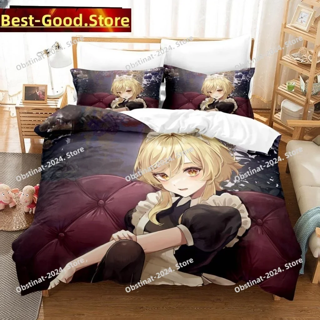 3D Anime Genshin Impact Lumine Bedding Set Printed single Comforter Quilt Duvet Cover Pillow Case 3 Pieces Sets Kids Adult Size
3D Anime Genshin Impact Lumine Bedding Set Printed single Comforter Quilt Duvet Cover Pillow Case 3 Pieces Sets Kids Adult Size