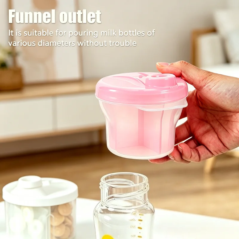 Rotating Milk Powder Box Baby Formula Dispenser Portable Storage Container Food Divider for Travel and Outdoor ,3 Compartments
Rotating Milk Powder Box Baby Formula Dispenser Portable Storage Container Food Divider for Travel and Outdoor ,3 Compartments