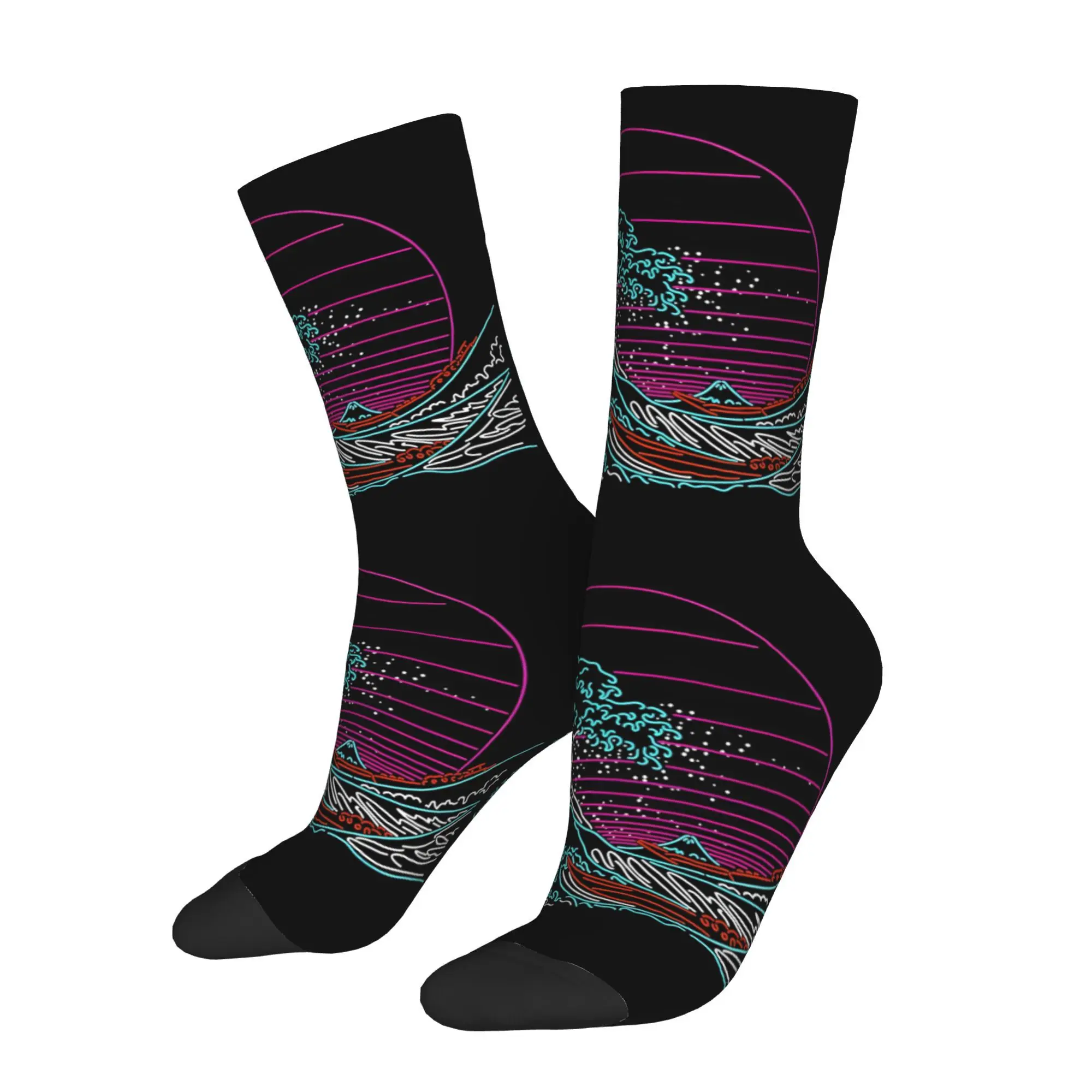 Funny Happy Sock for Men Great Neon Wave Vintage Harajuku Pattern Printed Crew Sock Novelty Gift
Funny Happy Sock for Men Great Neon Wave Vintage Harajuku Pattern Printed Crew Sock Novelty Gift