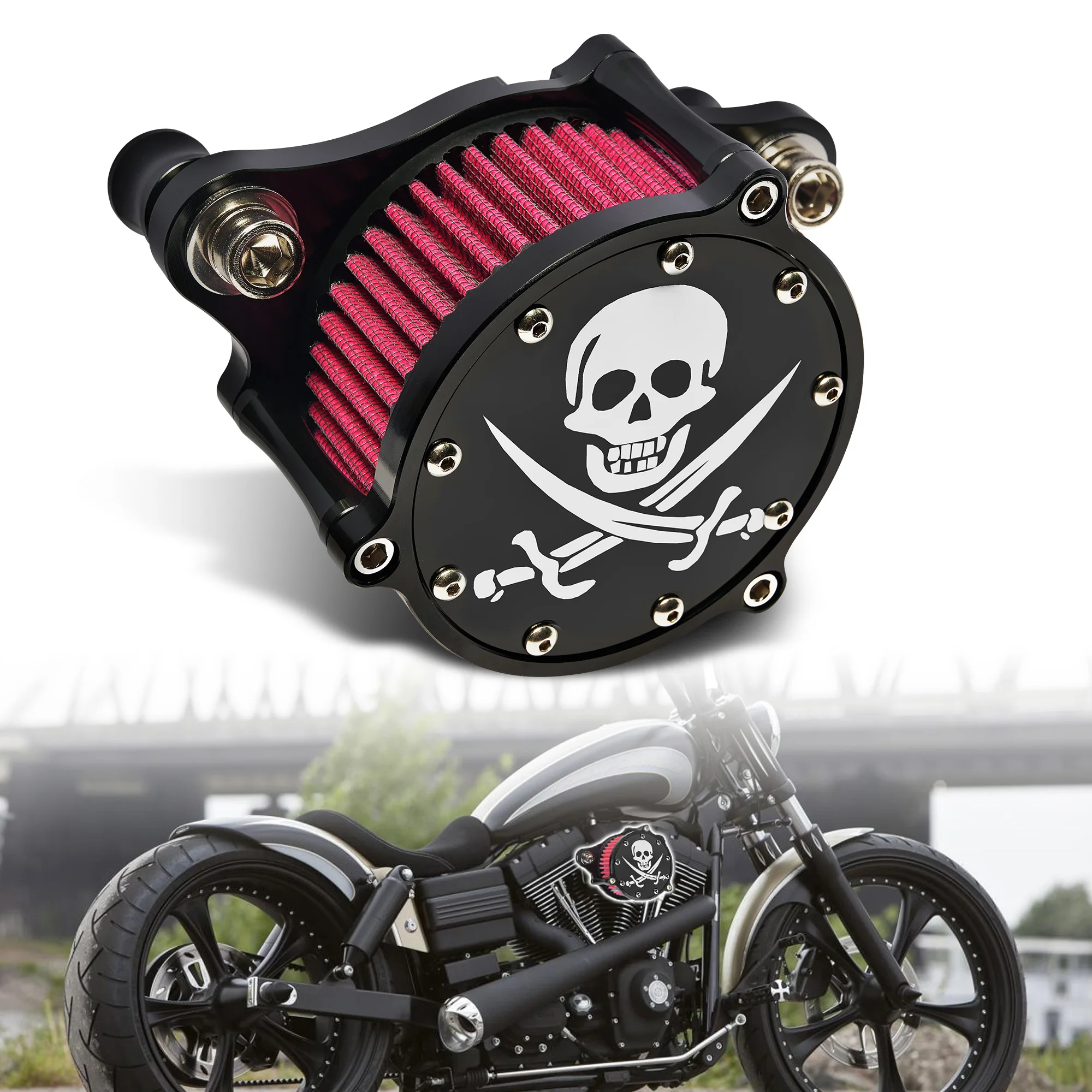 Motorcycle Accessories 883 Air Filters Air Cleaner Intake Filter Kit For Harley Sportster Iron 883 Dark XL883 1200 2004-2015 
Motorcycle Accessories 883 Air Filters Air Cleaner Intake Filter Kit For Harley Sportster Iron 883 Dark XL883 1200 2004-2015