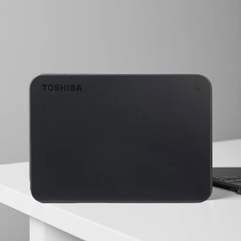 Toshiba A3 HDTB420XK3AA Canvio Basics 500GB 1TB Portable External Hard Drive USB 3.0, Black
