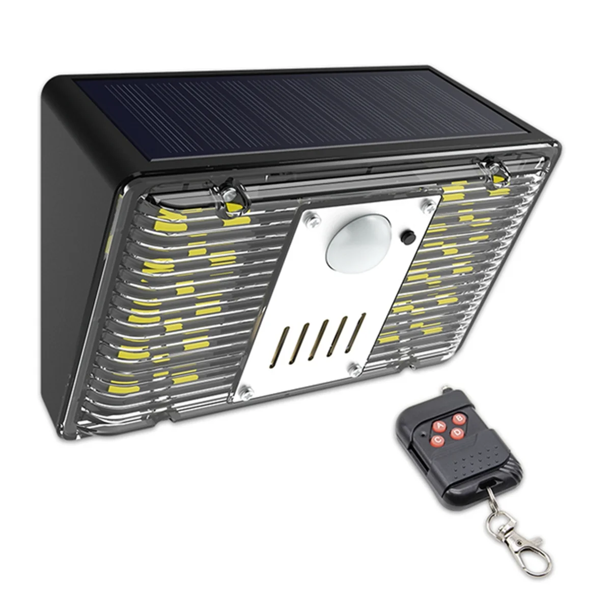 A95I-Solar Light Alarm Lamp Remote Control Security Alarm Motion Sensor Alarm Siren 129DB Detector for Home Yard Outdoor
A95I-Solar Light Alarm Lamp Remote Control Security Alarm Motion Sensor Alarm Siren 129DB Detector for Home Yard Outdoor