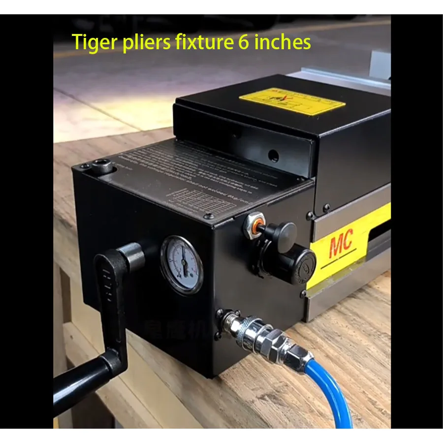 Precision pneumatic hydraulic vise milling machine, CNC machining center, hydraulic vise fixture, 6-inch machine use
Precision pneumatic hydraulic vise milling machine, CNC machining center, hydraulic vise fixture, 6-inch machine use