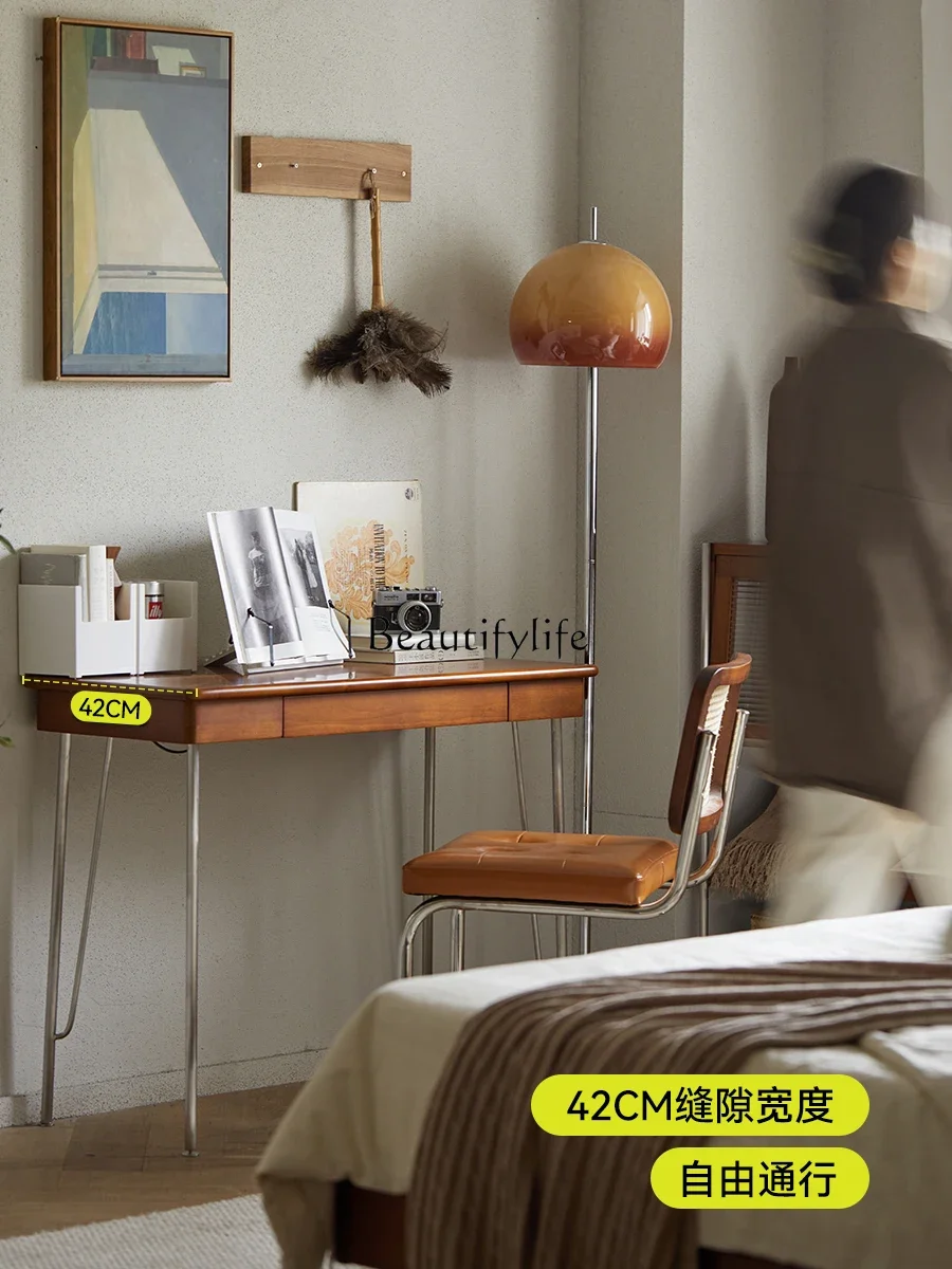 yj19 Solid Wood Desk Vintage Nordic Japanese Simple Home Office Computer Writing Desk
yj19 Solid Wood Desk Vintage Nordic Japanese Simple Home Office Computer Writing Desk