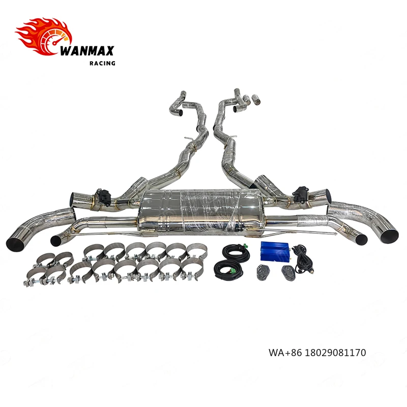 Выхлопная система Catback из нержавеющей стали 304 с глушителем для BMW G05 G06 X5 X6 M50i M60i 2019+ (равнодлинная)
Выхлопная система Catback из нержавеющей стали 304 с глушителем для BMW G05 G06 X5 X6 M50i M60i 2019+ (равнодлинная)