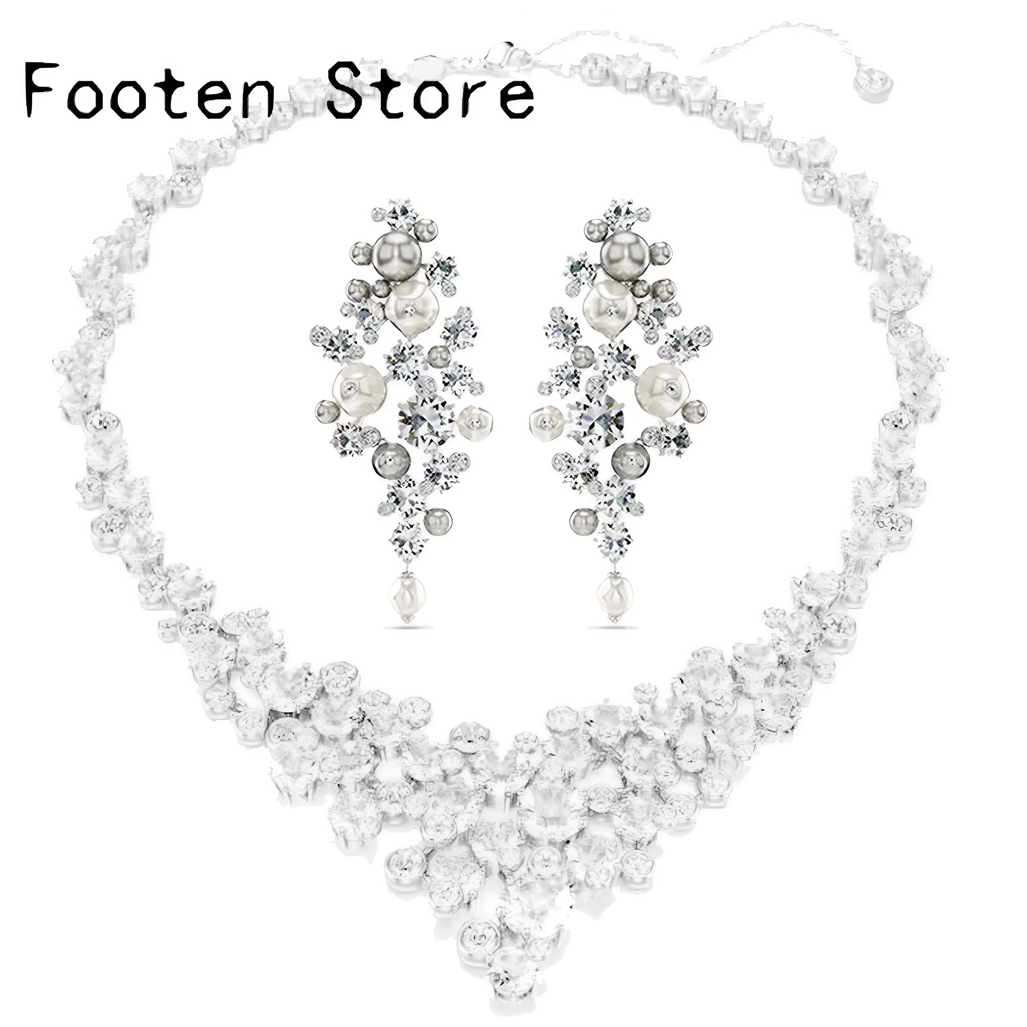 Original 2025 New Trend Luxury Wedding Set Charm White Water Drop Crystal Fashion Necklace Bracelet Earrings as a Gift for Women
Original 2025 New Trend Luxury Wedding Set Charm White Water Drop Crystal Fashion Necklace Bracelet Earrings as a Gift for Women