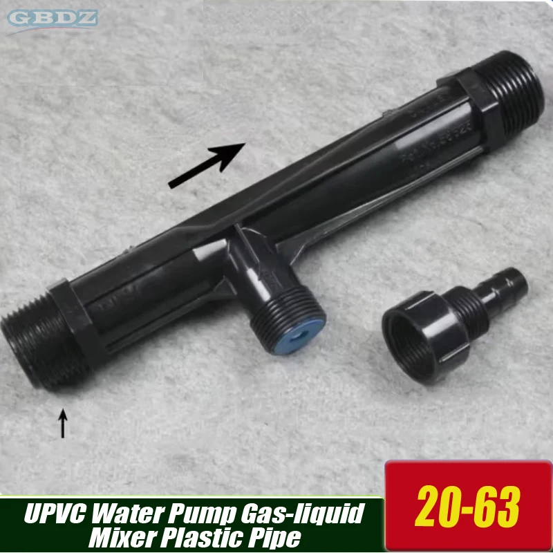 1-5PC Venturi Ejector UPVC Water Pump Gas-liquid Mixer Plastic Pipe Water Ejector Ozone Injector For Agricultural Irrigation
1-5PC Venturi Ejector UPVC Water Pump Gas-liquid Mixer Plastic Pipe Water Ejector Ozone Injector For Agricultural Irrigation