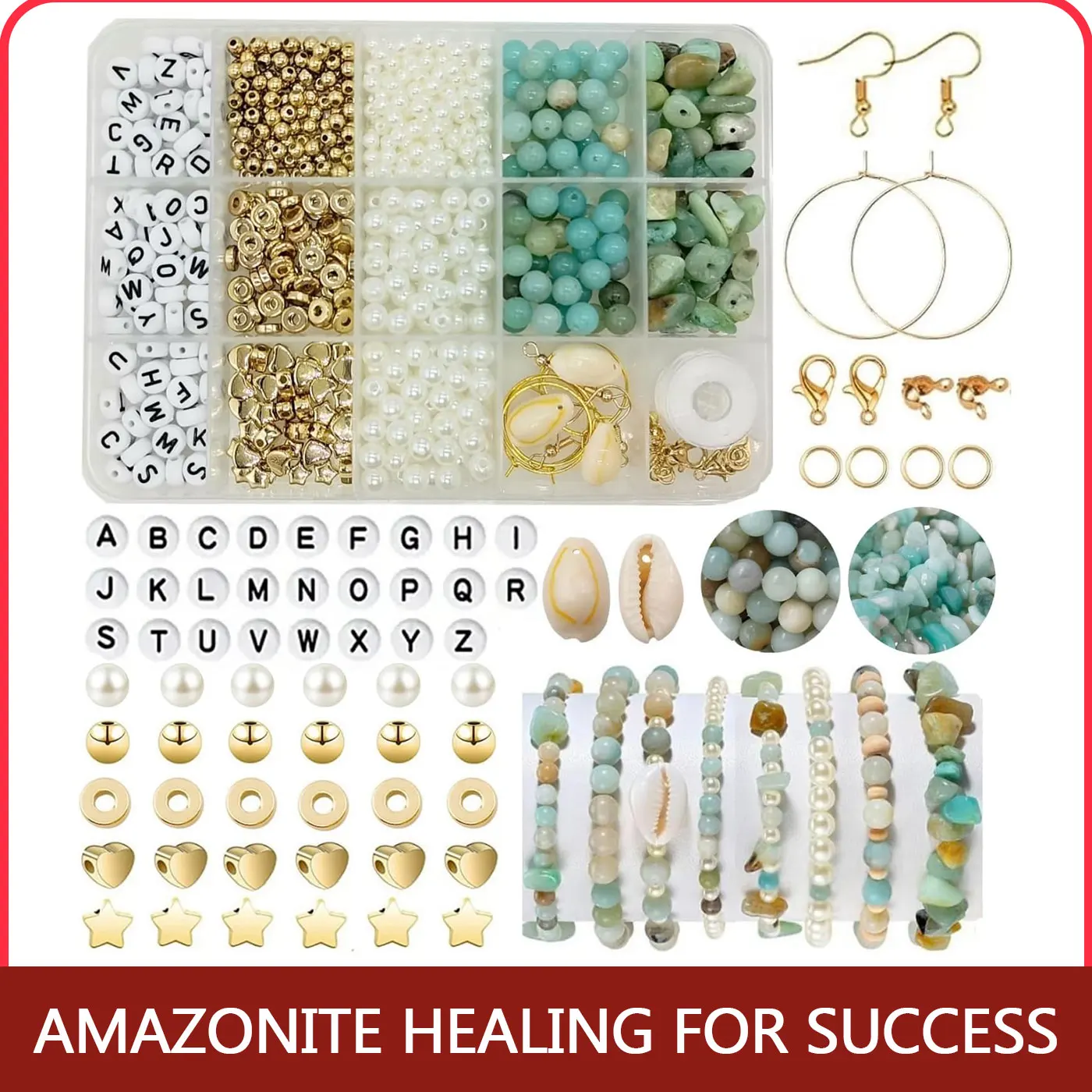 Jewelry Making Supplies Kit Natural Stone Beads Irregular Gemstone Beading DIY Craft Bracelet Necklace Earrings Adults Handmade
Jewelry Making Supplies Kit Natural Stone Beads Irregular Gemstone Beading DIY Craft Bracelet Necklace Earrings Adults Handmade