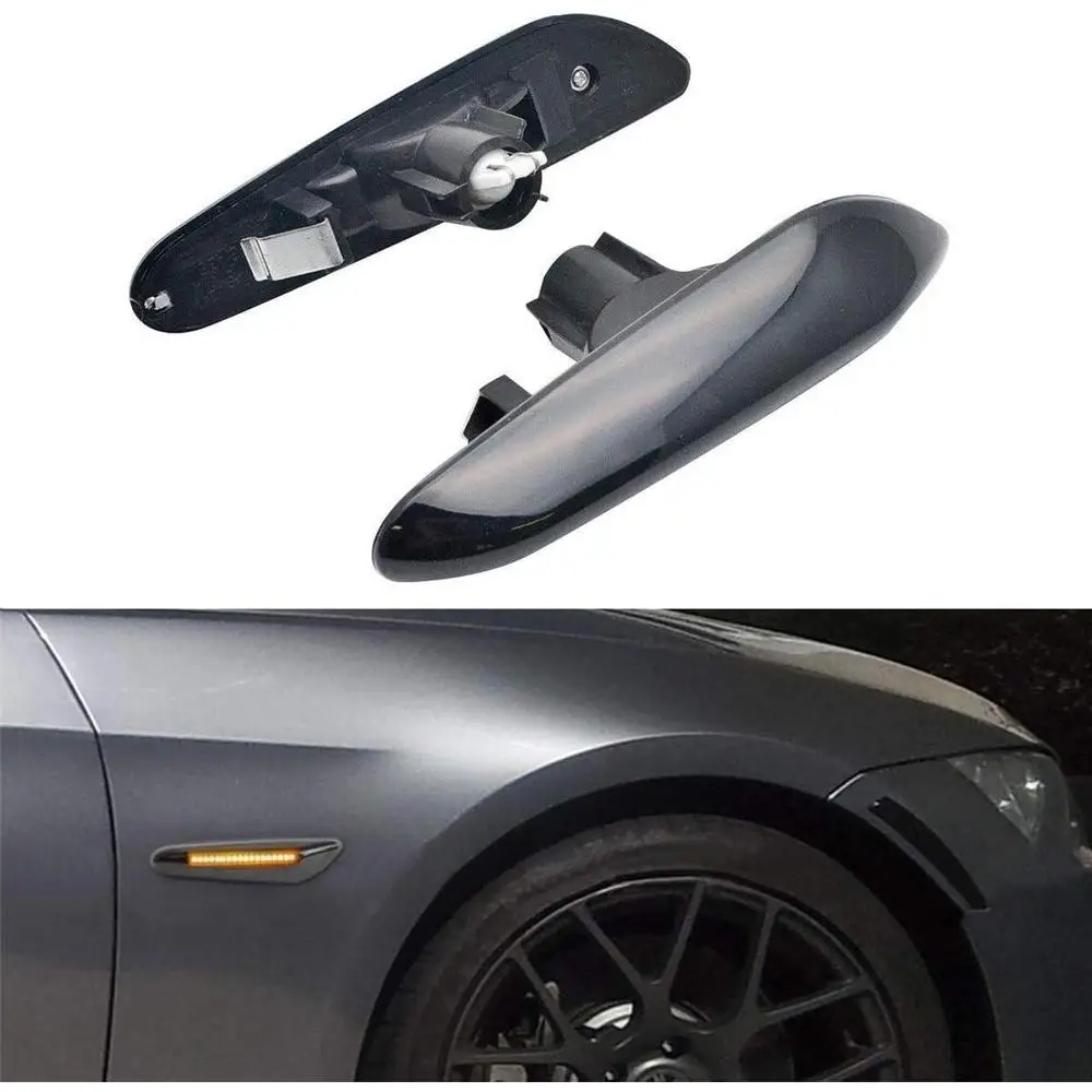 Lampa obrysowa boczna LED 12V 2Pcs do BMW E90 E91 E92 E93 E60 E61 E82 E81 z kierunkowskazem
Lampa obrysowa boczna LED 12V 2Pcs do BMW E90 E91 E92 E93 E60 E61 E82 E81 z kierunkowskazem