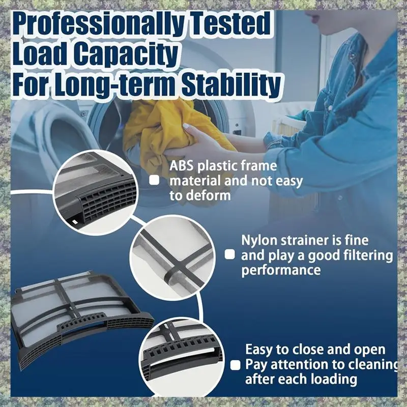 WON 2 шт. WE16X32537 сушильный фильтр для ворса для GE Hotpoint, детали сушилки для одежды, замена WE16X29597 AP 7205579 Фильтр ворса 
WON 2 шт. WE16X32537 сушильный фильтр для ворса для GE Hotpoint, детали сушилки для одежды, замена WE16X29597 AP 7205579 Фильтр ворса