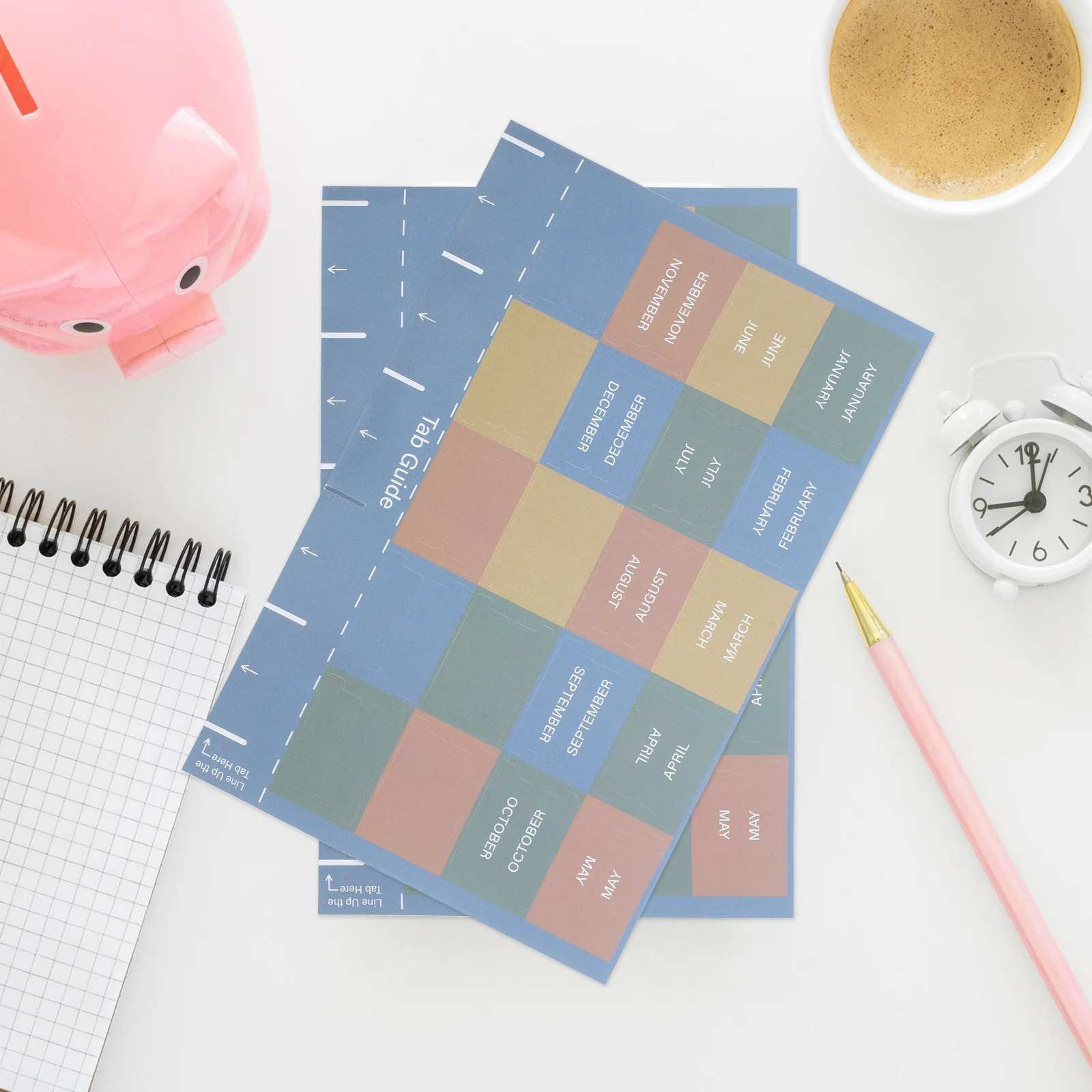 2 Sheets Monthly Planner Tabs Self Adhesive Stickers for Office School Student Organizing Monthly Journals Planning
2 Sheets Monthly Planner Tabs Self Adhesive Stickers for Office School Student Organizing Monthly Journals Planning