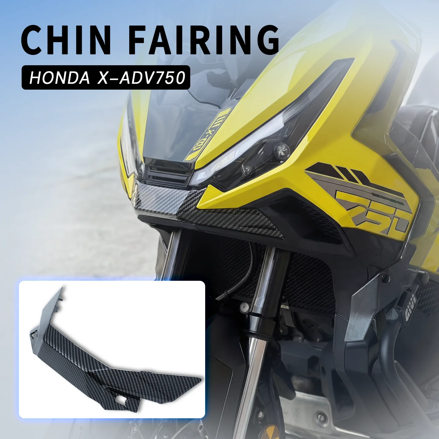 Motorcycle Carbon Fiber Fiber Front Lower Spoiler Fairing x adv 750 Front Trim Panel Accesories For Honda X-ADV 750 2025-2026
Motorcycle Carbon Fiber Fiber Front Lower Spoiler Fairing x adv 750 Front Trim Panel Accesories For Honda X-ADV 750 2025-2026