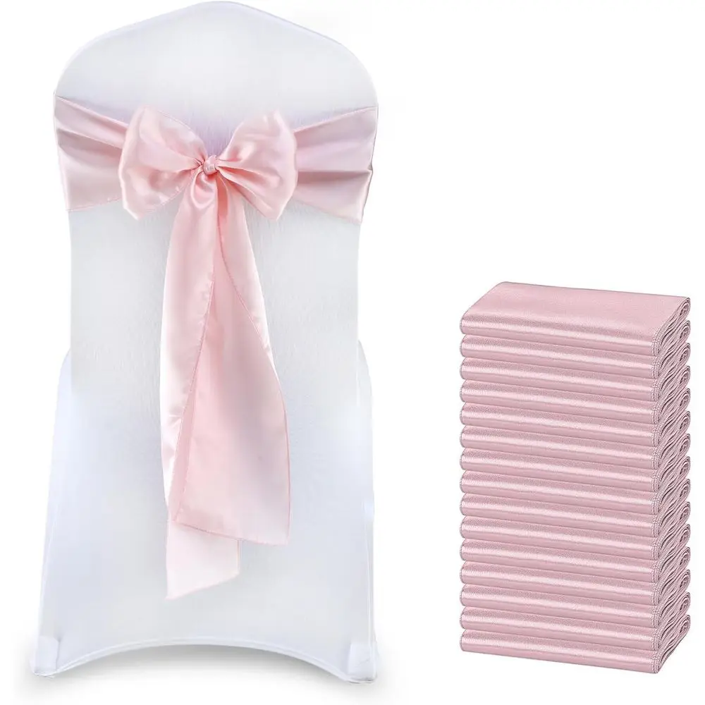 Satin Chair Sashes with Back Tie for Weddings, Birthdays, Graduations, and Special Events (200 Pieces, Blush Pink)
Satin Chair Sashes with Back Tie for Weddings, Birthdays, Graduations, and Special Events (200 Pieces, Blush Pink)