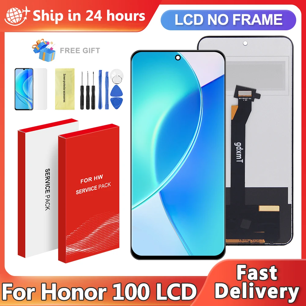 TFT-экран для Honor 100 MAA-AN00, ЖК-дисплей, замена дигитайзера сенсорного экрана в сборе для Honor100, замена экрана
TFT-экран для Honor 100 MAA-AN00, ЖК-дисплей, замена дигитайзера сенсорного экрана в сборе для Honor100, замена экрана