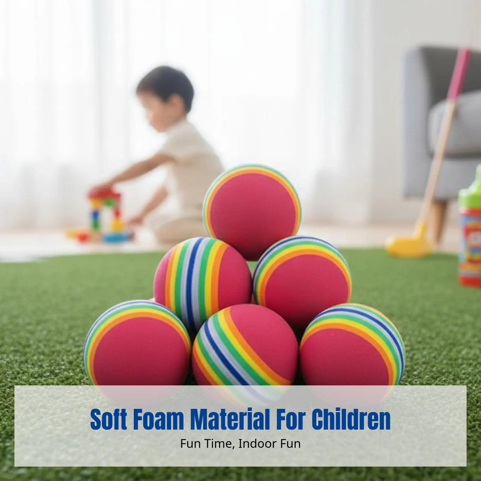 Colorful Foam Sports Practice Ball, Indoor Soft Sponge Toy for Kids, Training Accessory
Colorful Foam Sports Practice Ball, Indoor Soft Sponge Toy for Kids, Training Accessory