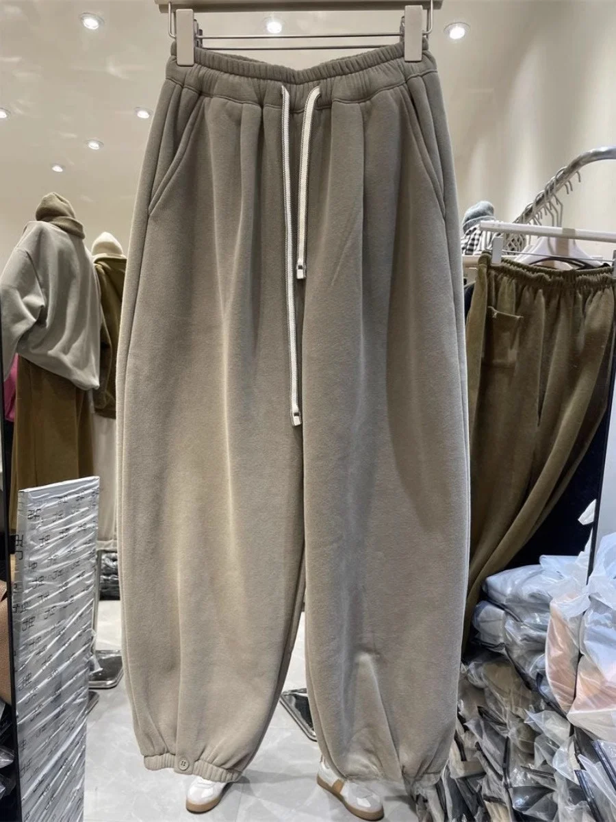 Men's Thiened Fce Lined Harlan Sle Casual Pants Autumn Winter plus Size Lantern Pants Comfortable Loose Fit Youth Faion
Men's Thiened Fce Lined Harlan Sle Casual Pants Autumn Winter plus Size Lantern Pants Comfortable Loose Fit Youth Faion