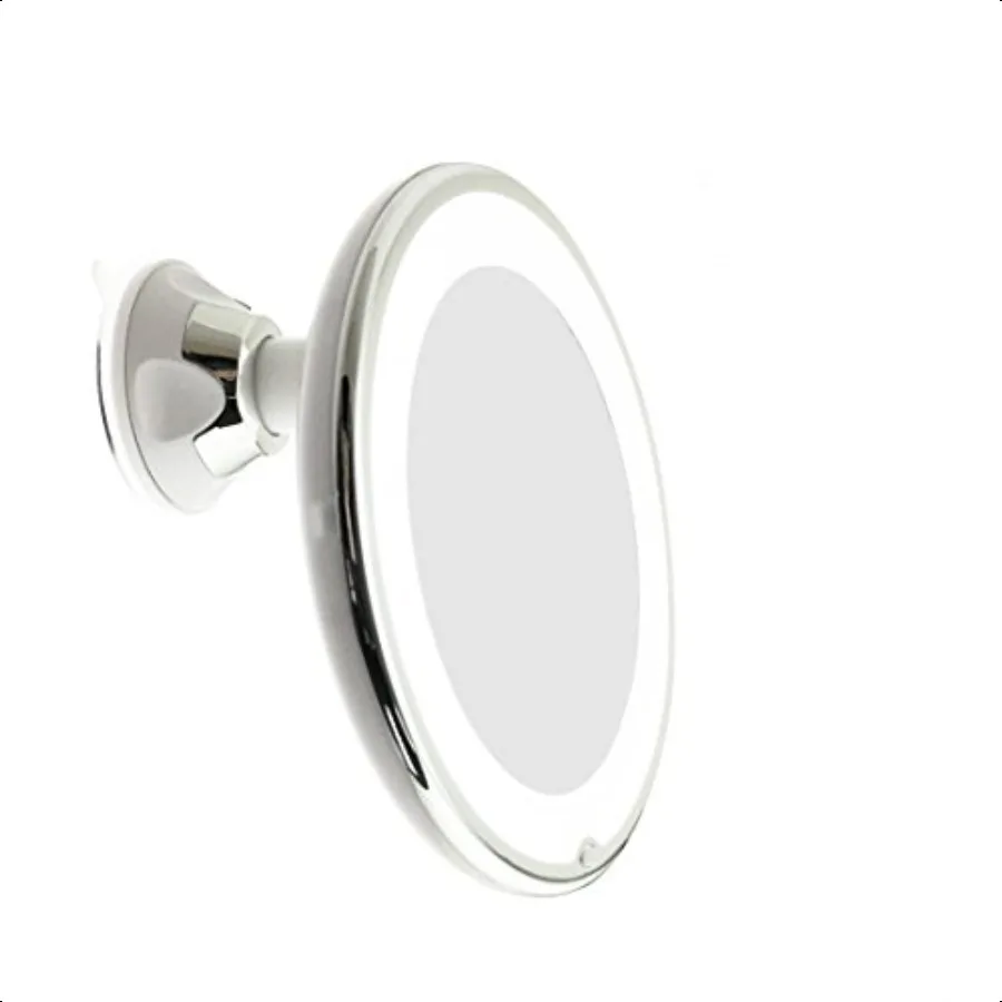 JiBen LED Lighted 10X Magnifying Makeup Mirror with Power Locking Suction Cup Bright Diffused Light and 360 Degree Rotating Adj
JiBen LED Lighted 10X Magnifying Makeup Mirror with Power Locking Suction Cup Bright Diffused Light and 360 Degree Rotating Adj