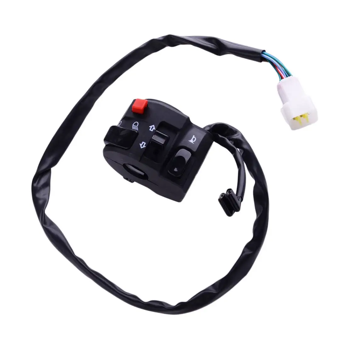 NEW Motorcycle 22mm 7/8" Left 9Pins Handlebar Overtaking Lamp Turn Signal Horn Control Switch
NEW Motorcycle 22mm 7/8" Left 9Pins Handlebar Overtaking Lamp Turn Signal Horn Control Switch