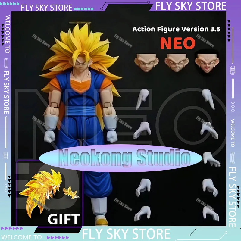 Neokong Studio Dragon Ball Action Figure Body Vegeto Goku Ssj3 SHF Vegito Super Saiyan 3 Anime Figurine Model Custom Toys Gifts
Neokong Studio Dragon Ball Action Figure Body Vegeto Goku Ssj3 SHF Vegito Super Saiyan 3 Anime Figurine Model Custom Toys Gifts