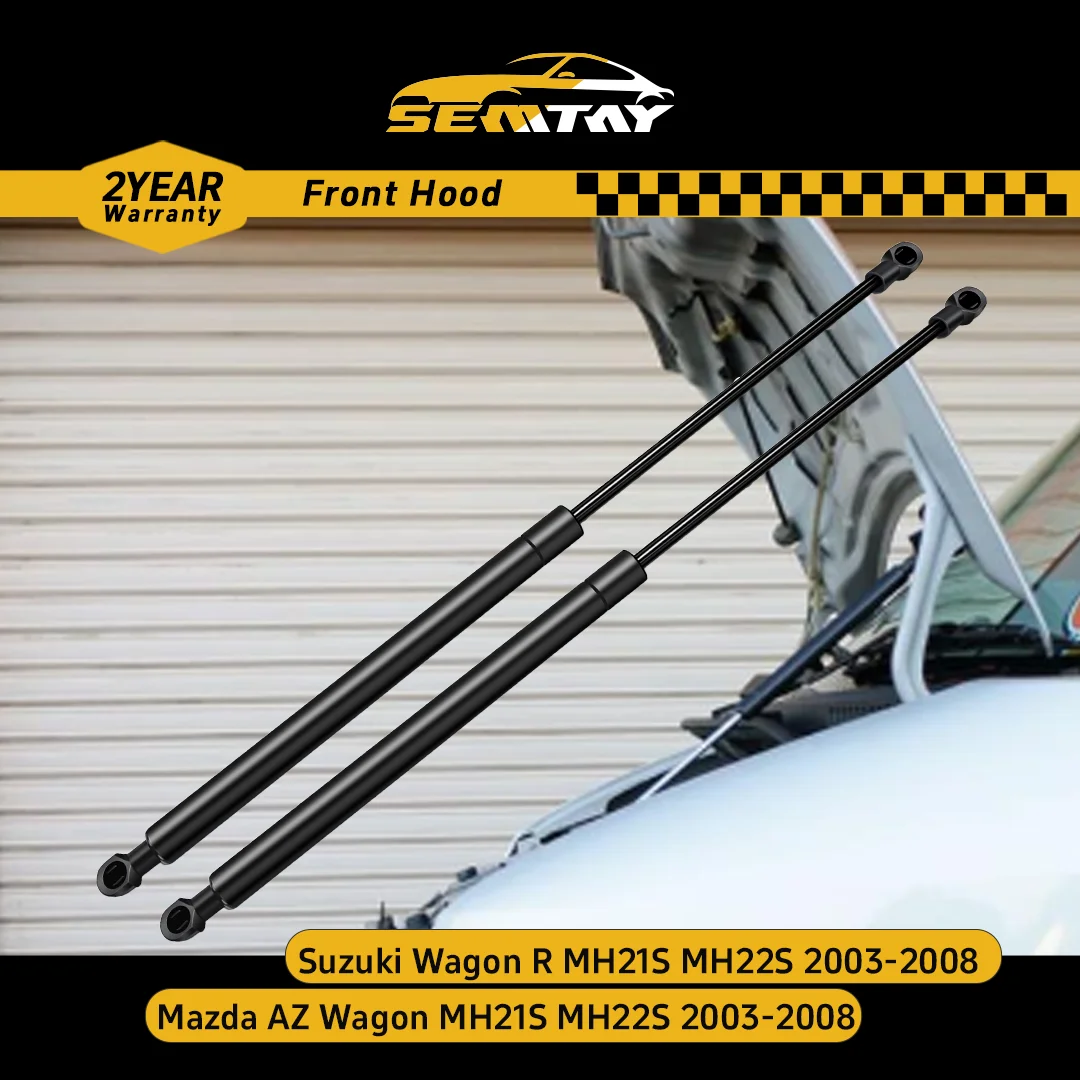 SEMTAY Hood Struts for Suzuki Wagon R MH21S MH22S/ AZ Wagon MH21S MH22S 2003-2008 Bonnet Lift Support Spring Shocks Damper
SEMTAY Hood Struts for Suzuki Wagon R MH21S MH22S/ AZ Wagon MH21S MH22S 2003-2008 Bonnet Lift Support Spring Shocks Damper