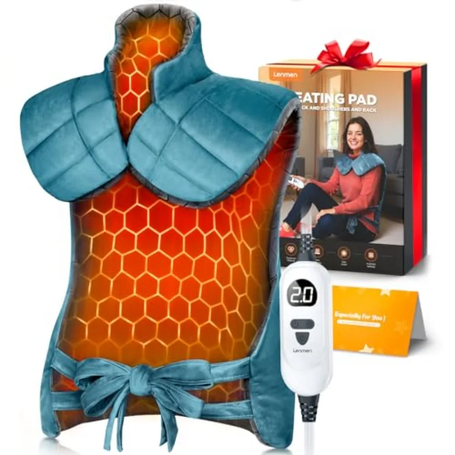 Graphene-Infused Heating Pad with 3X Deeper Pain Relief 30% Heavier Weighted Heating Pad for Neck and Shoulders and Back 25"x35
Graphene-Infused Heating Pad with 3X Deeper Pain Relief 30% Heavier Weighted Heating Pad for Neck and Shoulders and Back 25"x35