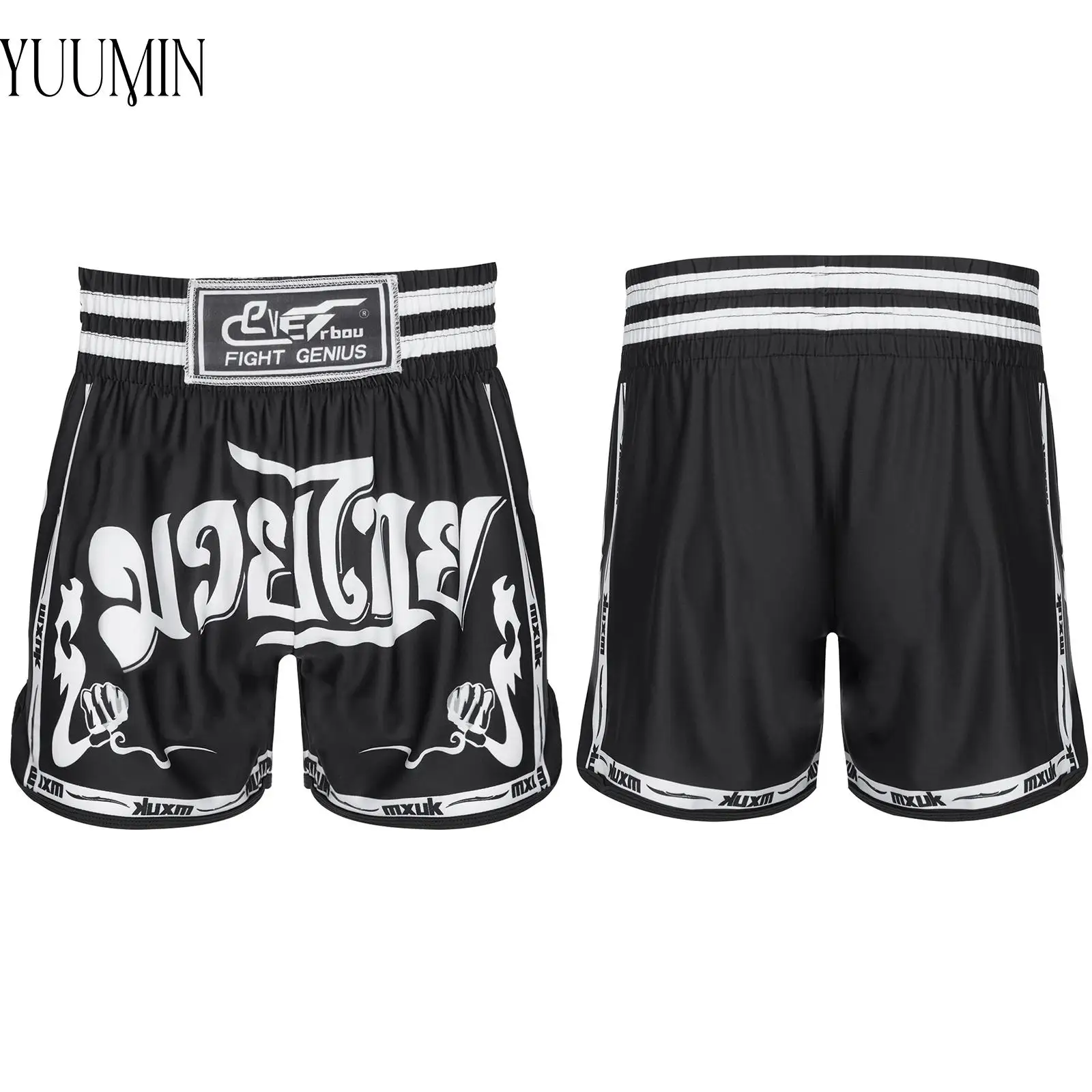 Детские стильные шорты для бокса и тайского бокса с принтом для мальчиков, быстросохнущие боксеры с разрезом по бокам, тренировочные шорты для тренировок в тренажерном зале
Детские стильные шорты для бокса и тайского бокса с принтом для мальчиков, быстросохнущие боксеры с разрезом по бокам, тренировочные шорты для тренировок в тренажерном зале