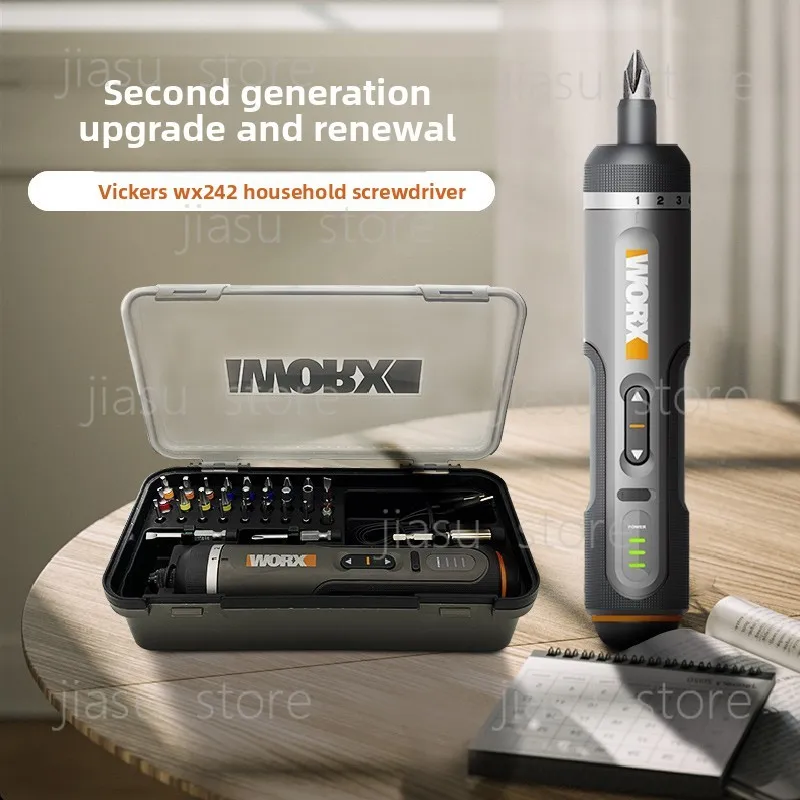 4V Cordless Screwdriver WX242 WX240 WORX Lithium-ion Rechargeable Electric Screw Driver for Home
4V Cordless Screwdriver WX242 WX240 WORX Lithium-ion Rechargeable Electric Screw Driver for Home