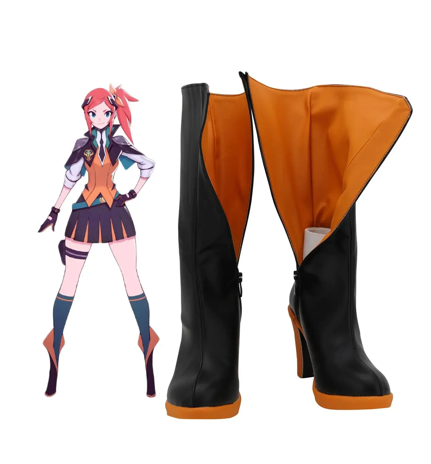 Черные туфли LOL Luxanna, черные ботинки для косплея, LOL the Lady of Luminosity Luxanna, черные ботинки, туфли на высоком каблуке на заказ 
Черные туфли LOL Luxanna, черные ботинки для косплея, LOL the Lady of Luminosity Luxanna, черные ботинки, туфли на высоком каблуке на заказ