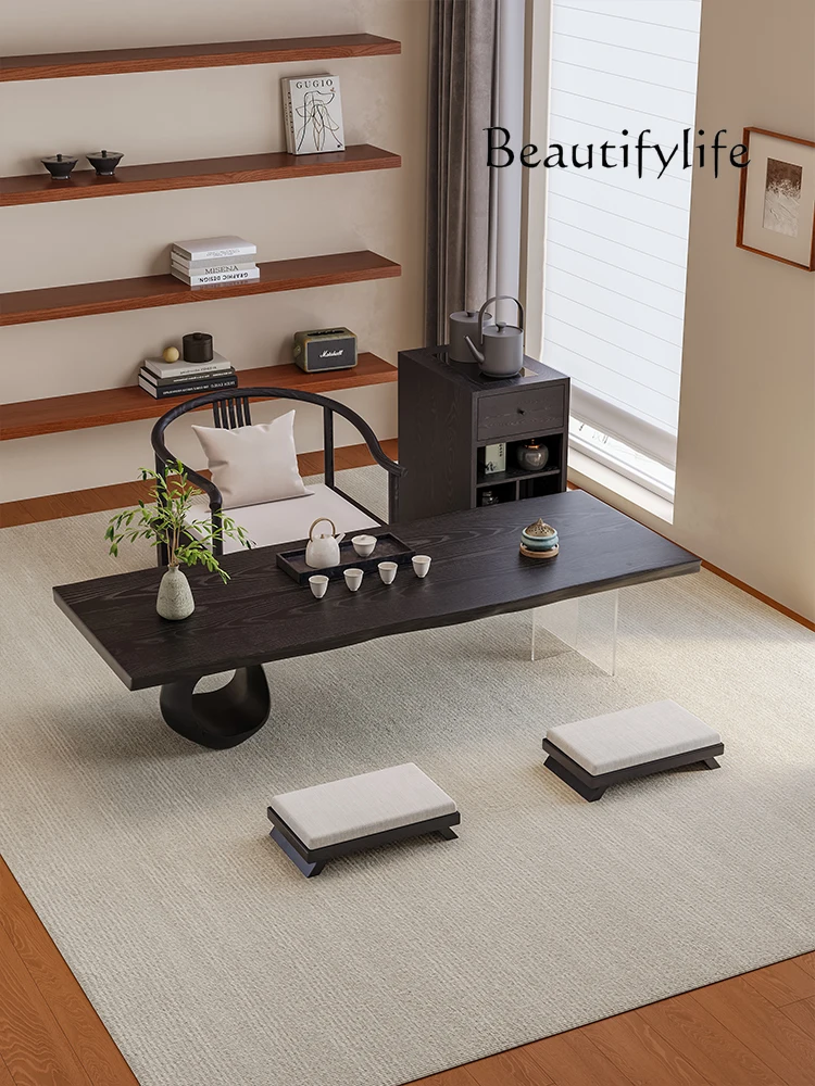 American-Style Mid-Ancient Solid Wood Tatami Tea Table Simple Small Low Table
American-Style Mid-Ancient Solid Wood Tatami Tea Table Simple Small Low Table