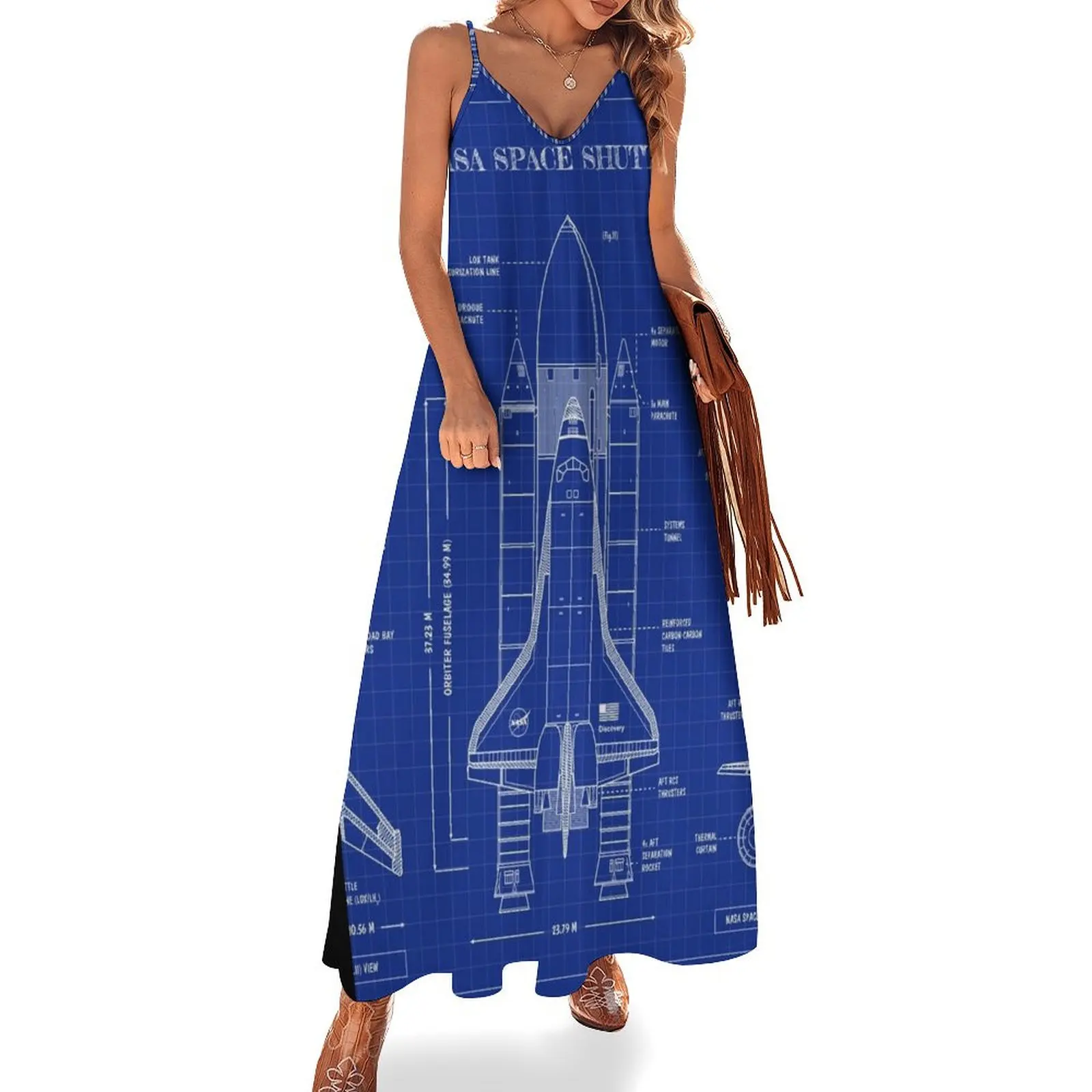NASA Space Shuttle (Blueprint) Sleeveless Dress elegant evening dresses for women 2025 loose women's dress dress
NASA Space Shuttle (Blueprint) Sleeveless Dress elegant evening dresses for women 2025 loose women's dress dress