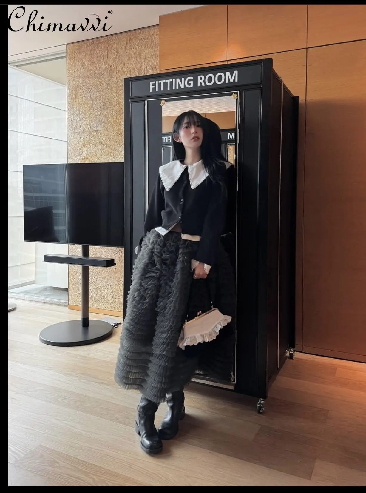 Японский простой вязаный кардиган с большим воротником, новый весенний элегантный женский свитер с цветными блоками и длинными рукавами в студенческом стиле для девочек, топ
Японский простой вязаный кардиган с большим воротником, новый весенний элегантный женский свитер с цветными блоками и длинными рукавами в студенческом стиле для девочек, топ