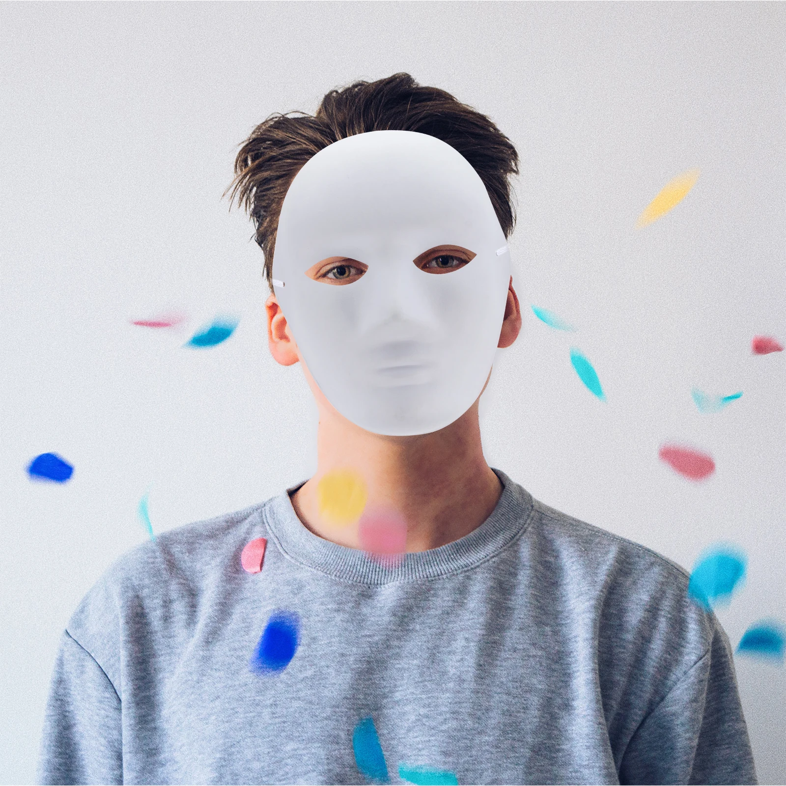 9pcs DIY H Paintable Masks White Paper Face Masquerade Unpainted Cosplay Props Halloween Party Arts Craft School Activities
9pcs DIY H Paintable Masks White Paper Face Masquerade Unpainted Cosplay Props Halloween Party Arts Craft School Activities