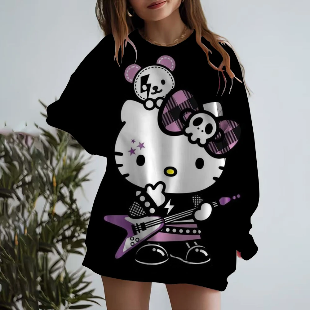 Sanrio Hello Kitty Cartoon Print Hoodie y2k Fashion New Women's Casual Harajuku Oversized Sweatshirt Kawaii Women's Spring Top
Sanrio Hello Kitty Cartoon Print Hoodie y2k Fashion New Women's Casual Harajuku Oversized Sweatshirt Kawaii Women's Spring Top