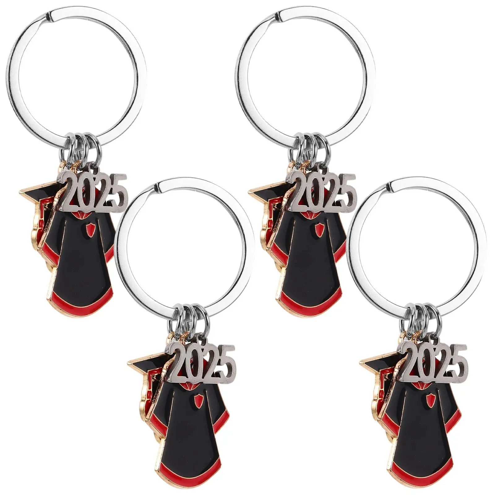 4 Pcs Graduation Keychains Class of 2025 Cap Gown Zinc Alloy Backpack Accessories Celebrate Milestone Jewelry Souvenir
4 Pcs Graduation Keychains Class of 2025 Cap Gown Zinc Alloy Backpack Accessories Celebrate Milestone Jewelry Souvenir