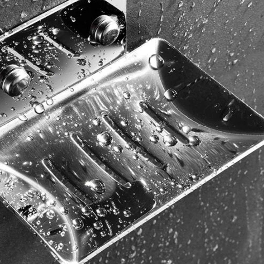 Stainless Steel Soap Dish Holder Space Saving Drainable Design Ideal for Bathroom Kitchen Modern Shelf Tray Punch Free
Stainless Steel Soap Dish Holder Space Saving Drainable Design Ideal for Bathroom Kitchen Modern Shelf Tray Punch Free