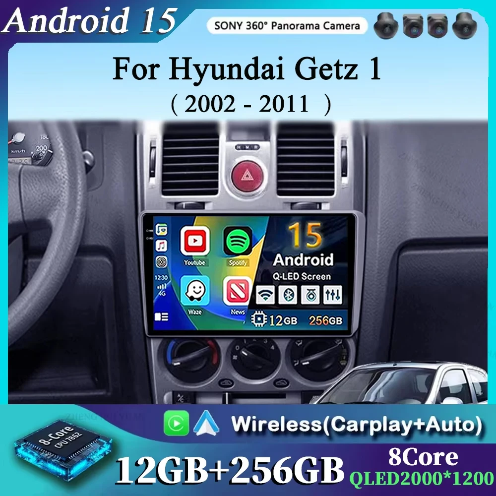 For Hyundai Getz 1 2002 - 2011 Android 15 2K QLED Car Radio Multimedia Video Player GPS stereo CarPlay Head Unit 4G WIFI
For Hyundai Getz 1 2002 - 2011 Android 15 2K QLED Car Radio Multimedia Video Player GPS stereo CarPlay Head Unit 4G WIFI